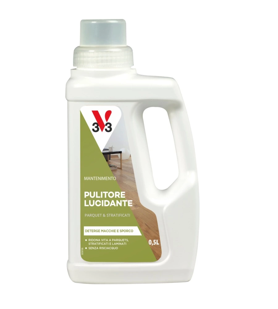 PULITORE LUCIDANTE PARQUET - TRASPARENTE - 0,5 LITRI